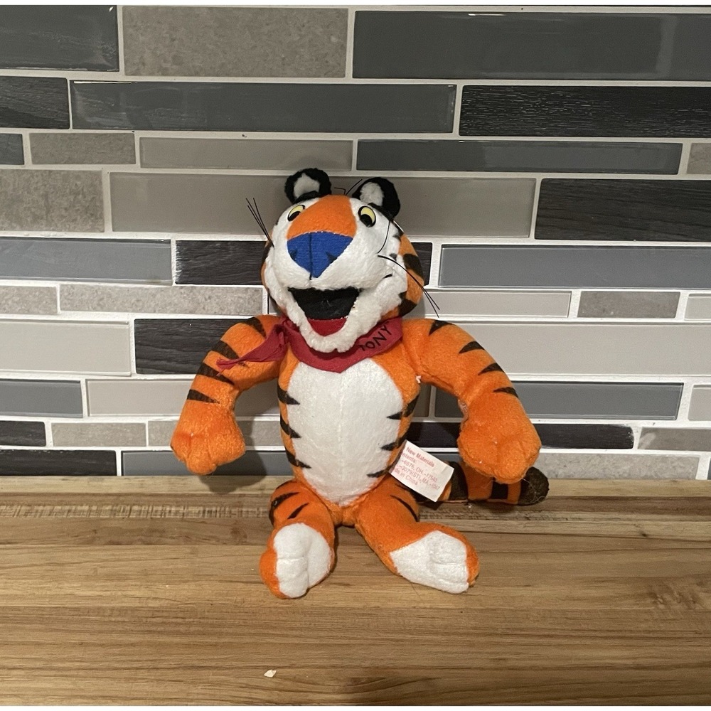 Vintage Doll Kellogg's Tony the Tiger Plush from 1997 Possible Arms 15"